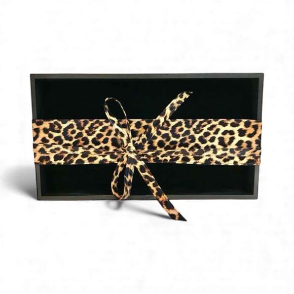 Leopard Print Faux Leather Obi Belt – Adjustable Wrap Style Waist Cincher - Picture 4 of 4